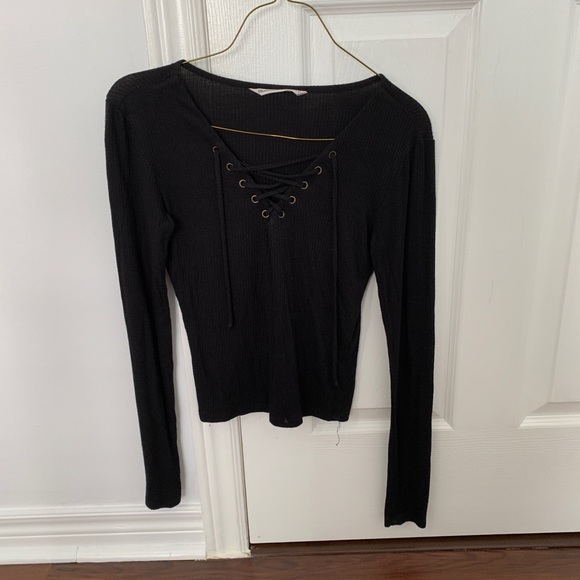 Black long sleeve shirt - Picture 1 of 2